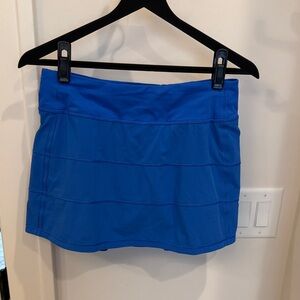 Lululemon Pace Rival Tennis skirt, size 6 Tall (long), royal blue